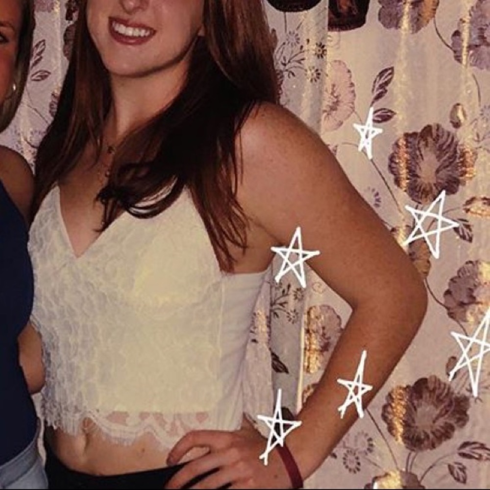 Lace crop top